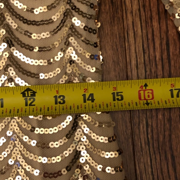 Gianni Bini Gatsby Dress in Soft Gold - Picture 8 of 8